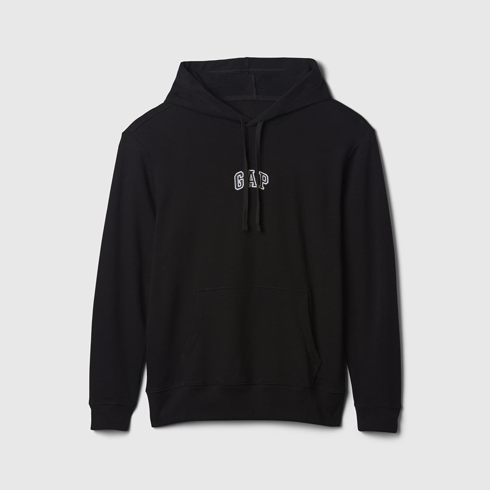 Hættetrøjer og sweatshirts GAP French Terry Pullover Mini Logo Hoodie Black