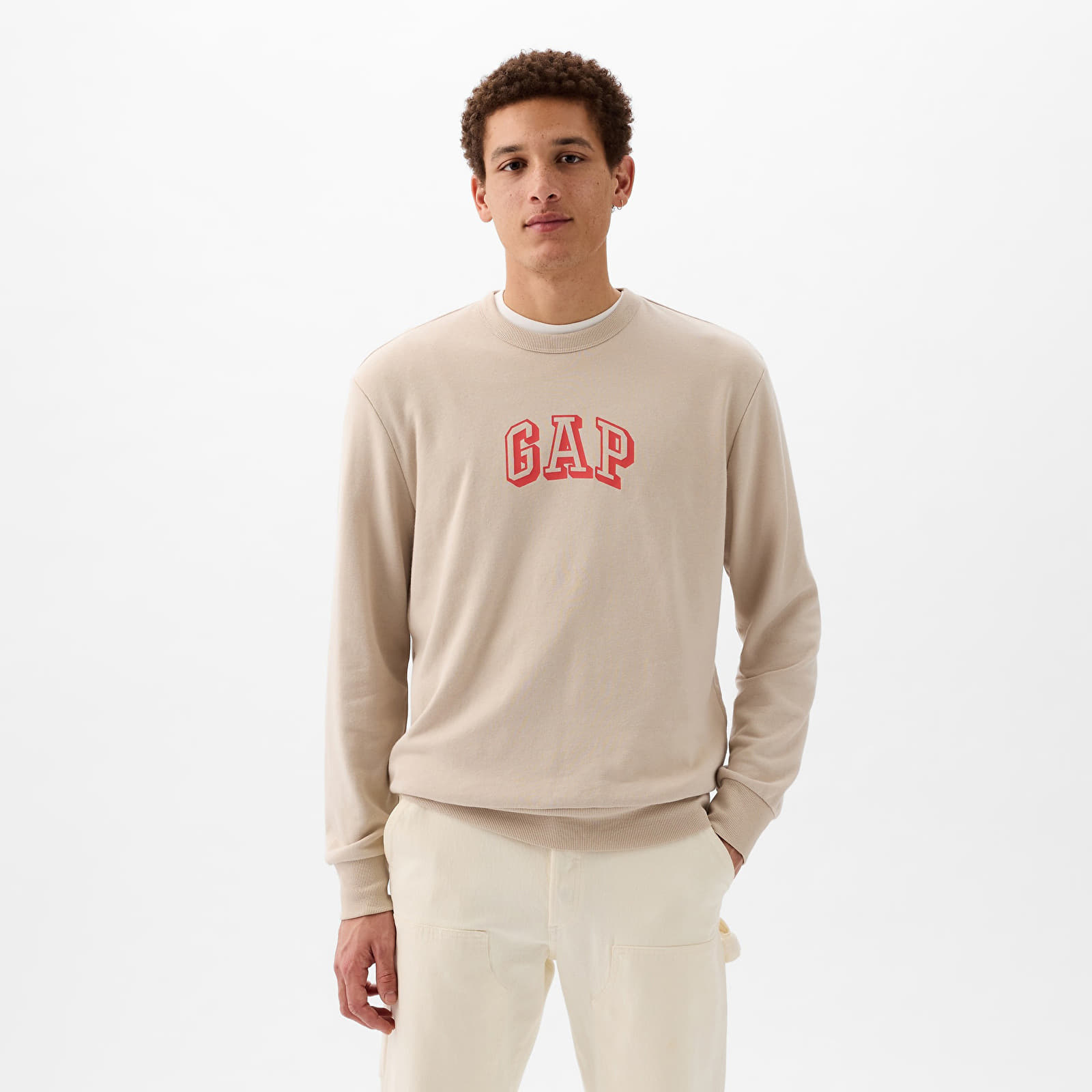 Hoodies and sweatshirts  GAP Logo Crewneck Sweatshirt Bedrock 291