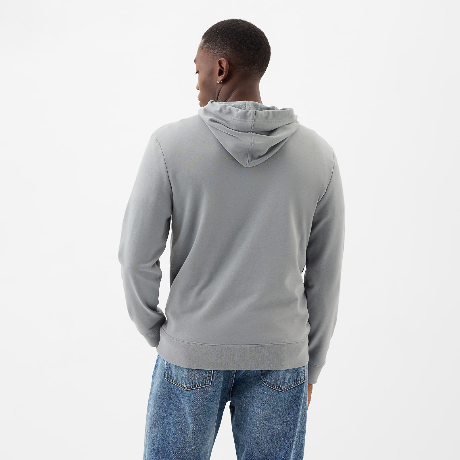 Hoodies and sweatshirts GAP French Terry Pullover Logo Hoodie Storm Cloud 623