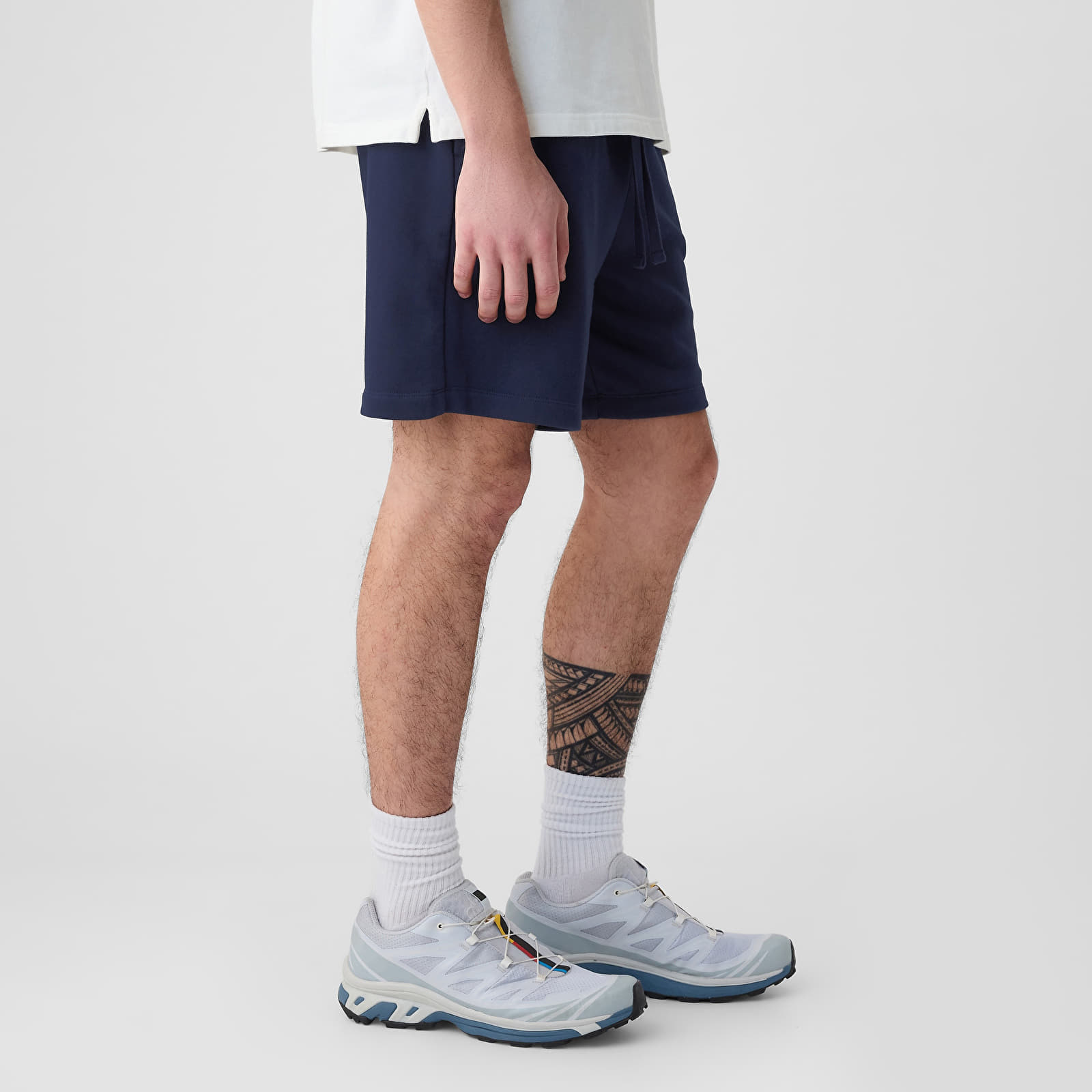 Pantalones cortos GAP French Terry Logo Shorts Tapestry Navy