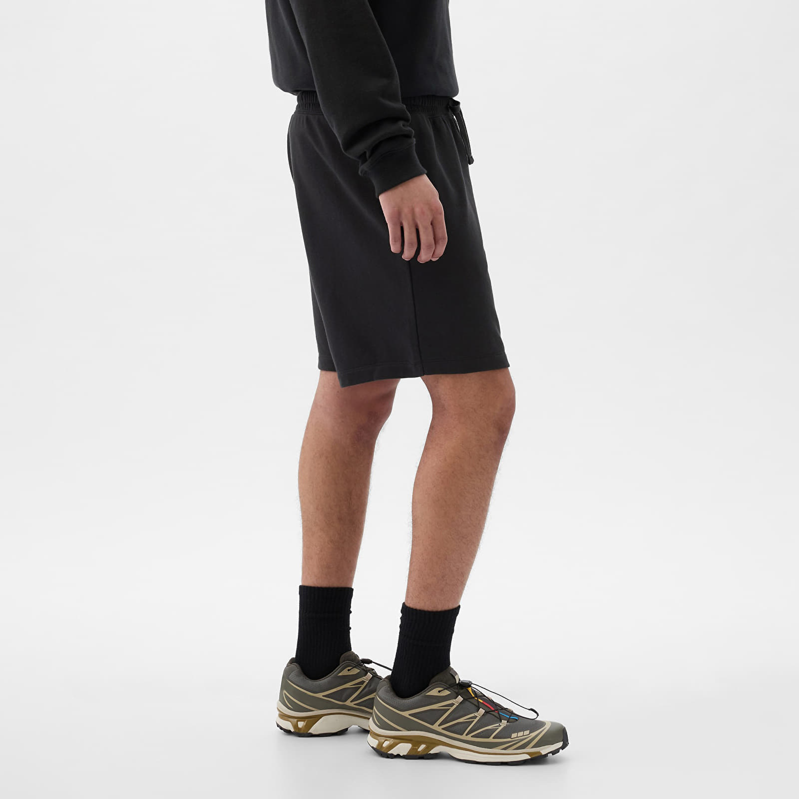 Σορτς GAP French Terry Logo Shorts Moonless Night XL