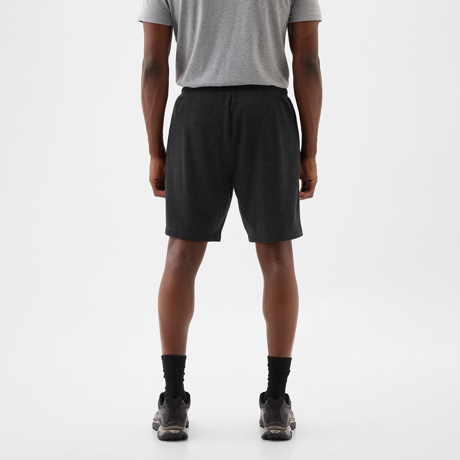 Pantalones cortos GAP French Terry Logo Shorts B85 Charcoal Heather Grey