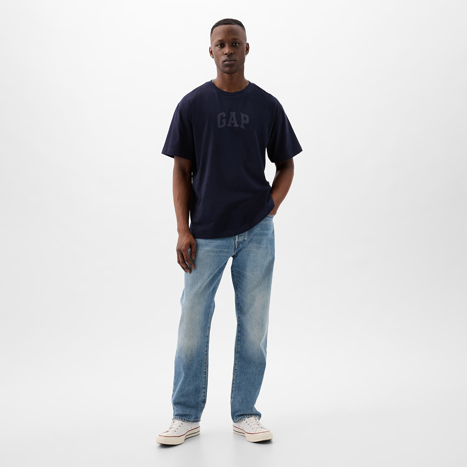 Magliette GAP Logo Tee Navy Uniform