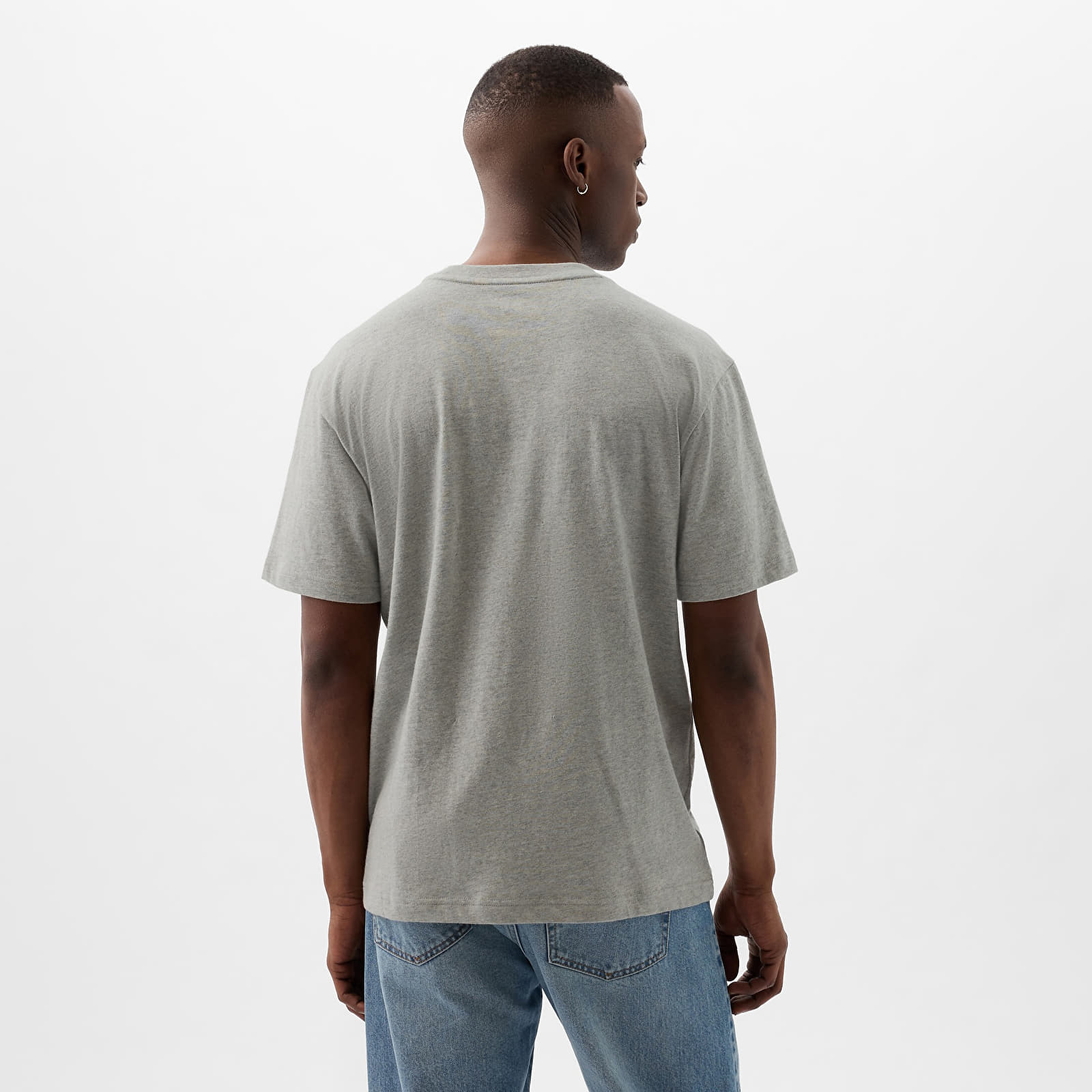 T-krekli GAP Logo Tee B10 Grey Heather