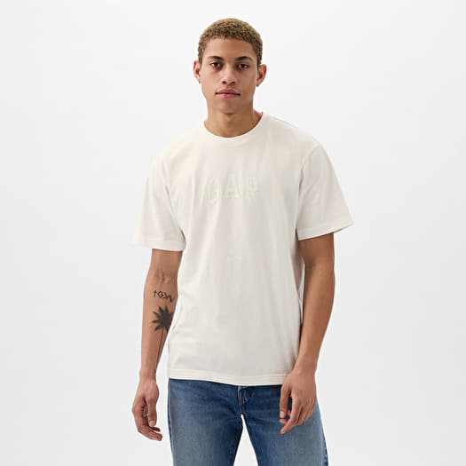 T-shirt GAP Logo Tee New Off White Opt1