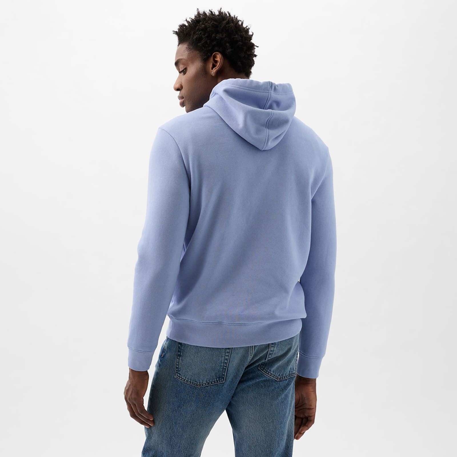 Hoodies and sweatshirts  GAP Pullover Puff Logo Hoodie Distant Blue