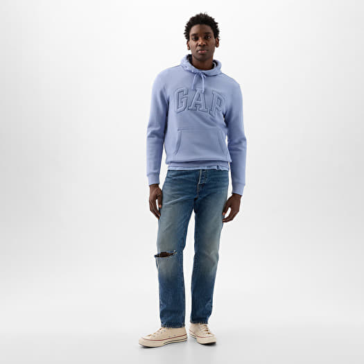 Hoodies and sweatshirts GAP Pullover Puff Logo Hoodie Distant Blue Queens