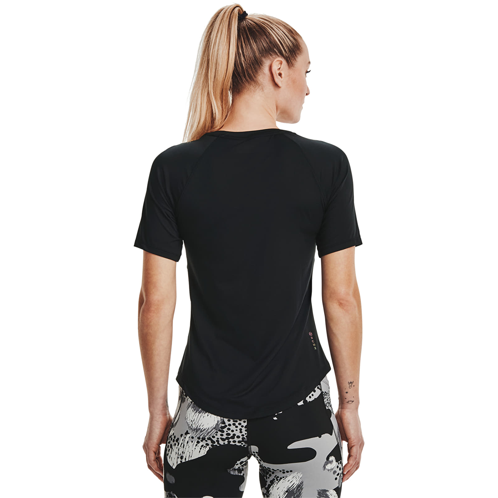 Trička Under Armour Rush Ss Black