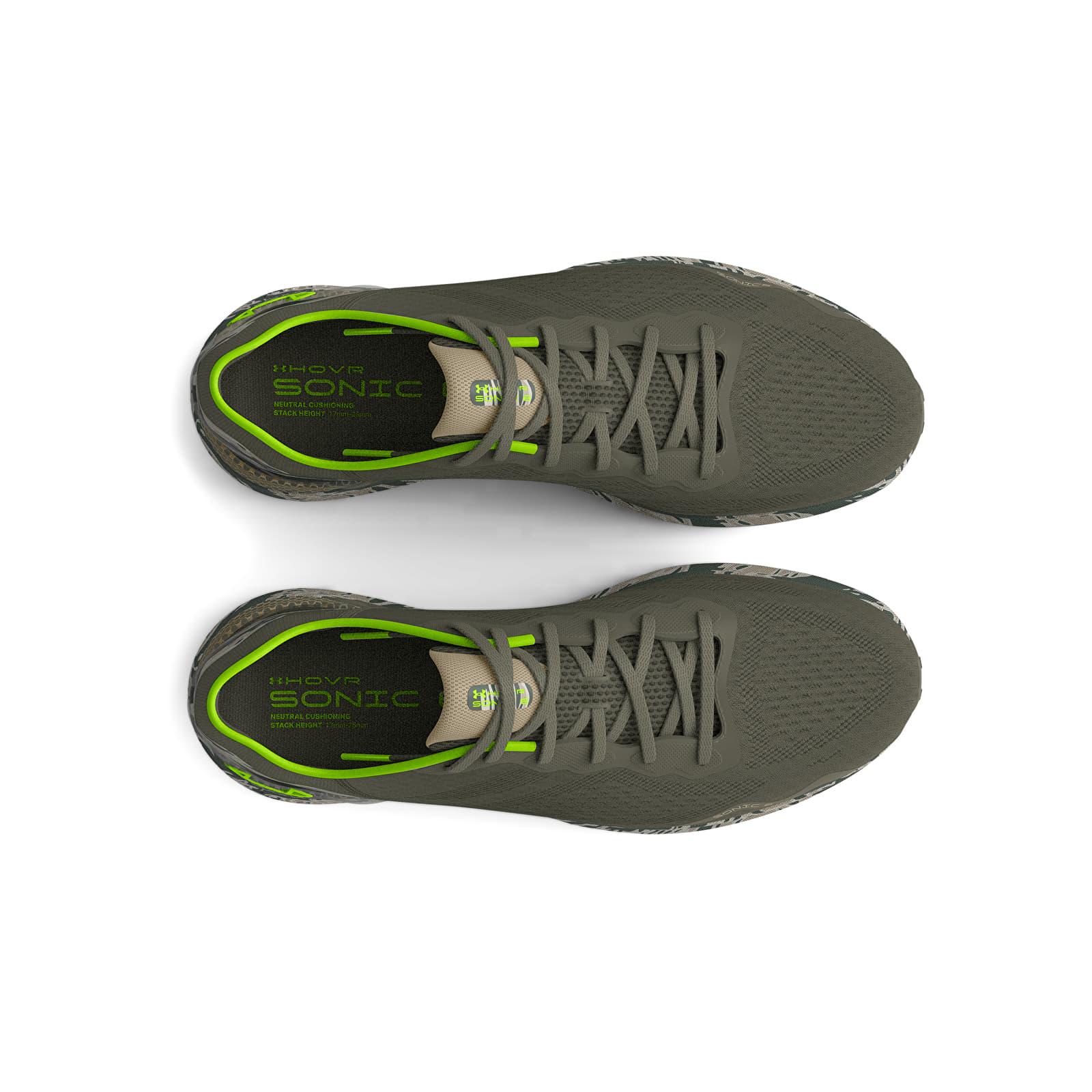 Pánské tenisky a boty Under Armour HOVR Sonic 6 Camo Mossy Taupe