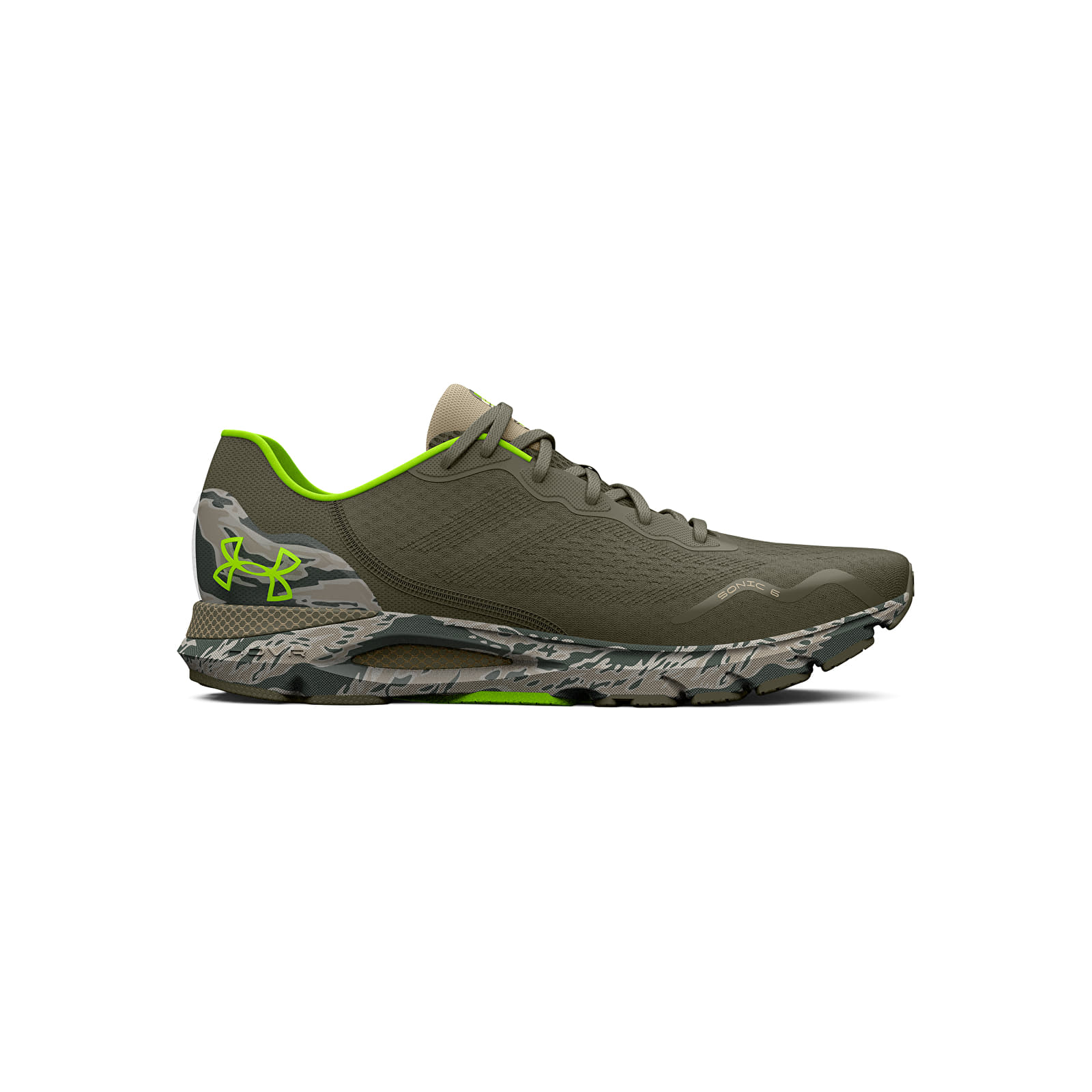 Pánské tenisky a boty Under Armour HOVR Sonic 6 Camo Mossy Taupe