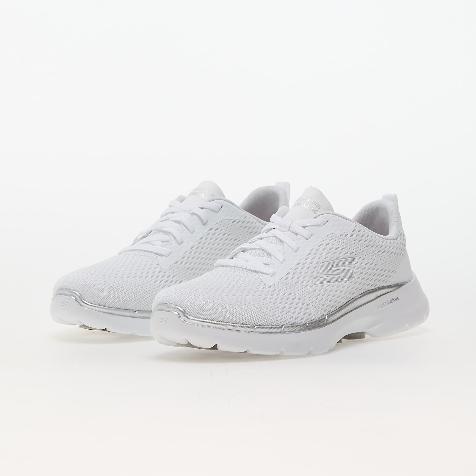 Women's sneakers and shoes Skechers Go Walk 6-Bold Vision White