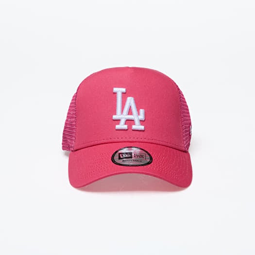 Kšiltovka New Era Los Angeles Dodgers 9Forty Trucker Blush/ White