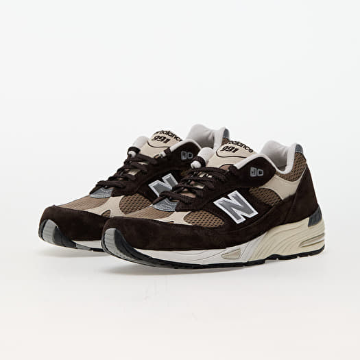Scarpe e scarpe da ginnastica da uomo New Balance 991 Brown Queens