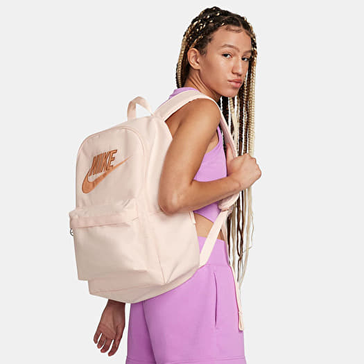 Backpacks Nike Heritage Backpack Guava Ice Amber Brown Queens