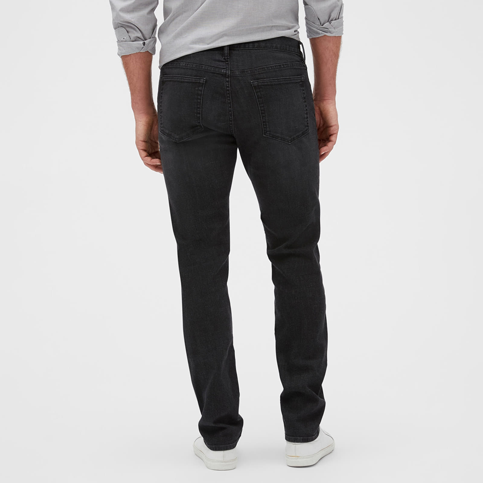 Jeans und Hosen GAP Denim Pants Slim Dark Grey 007