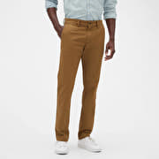 GAP Chino Slim Fit Pants Palomino Brown Global
