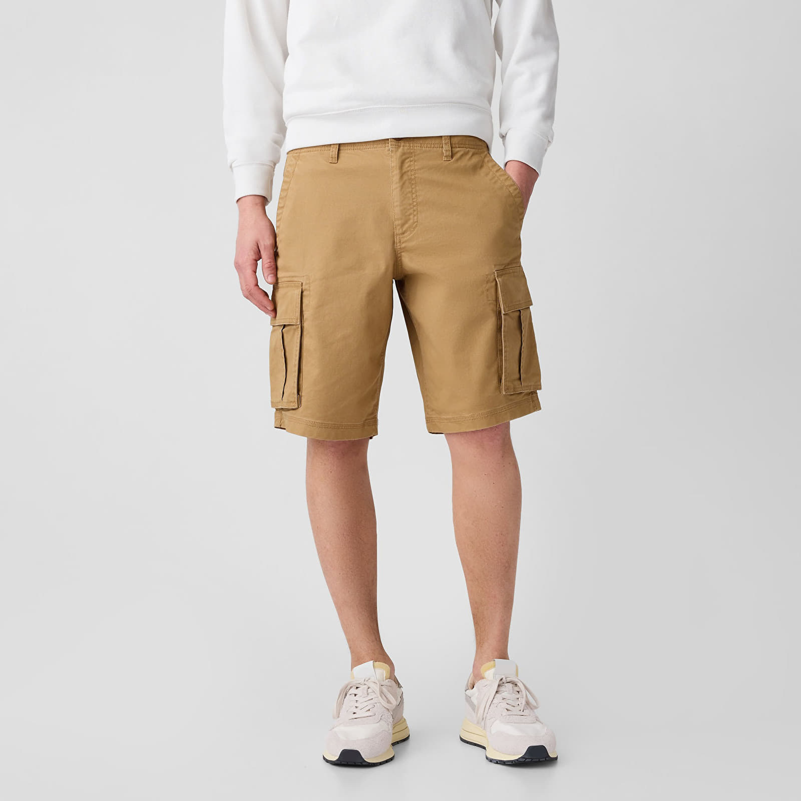 Shorts GAP 11 Inch Cargo Shorts Perfect Khaki