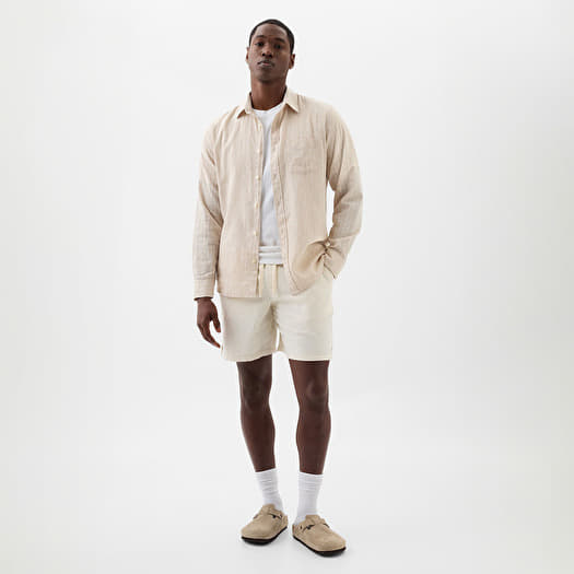 Shorts GAP 8 Inch Linen Cotton Easy Shorts Chino Queens