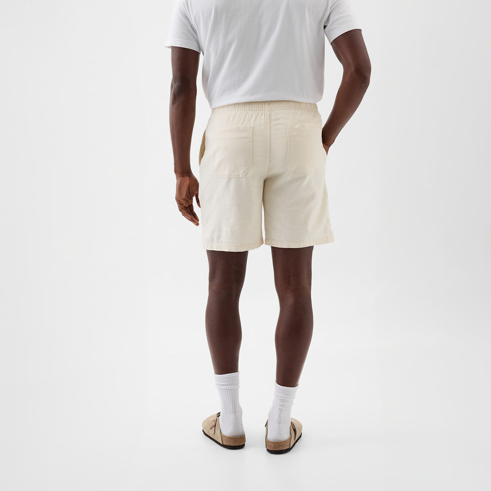 Shorts GAP 8 Inch Linen Cotton Easy Shorts Chino