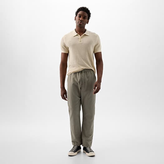 Pants GAP Linen Pull On Pants Army Jacket Green Queens