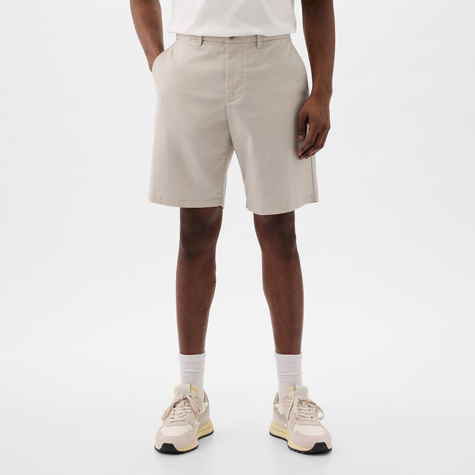 Korte broeken GAP 10 Inch Vintage Shorts Regular Grey