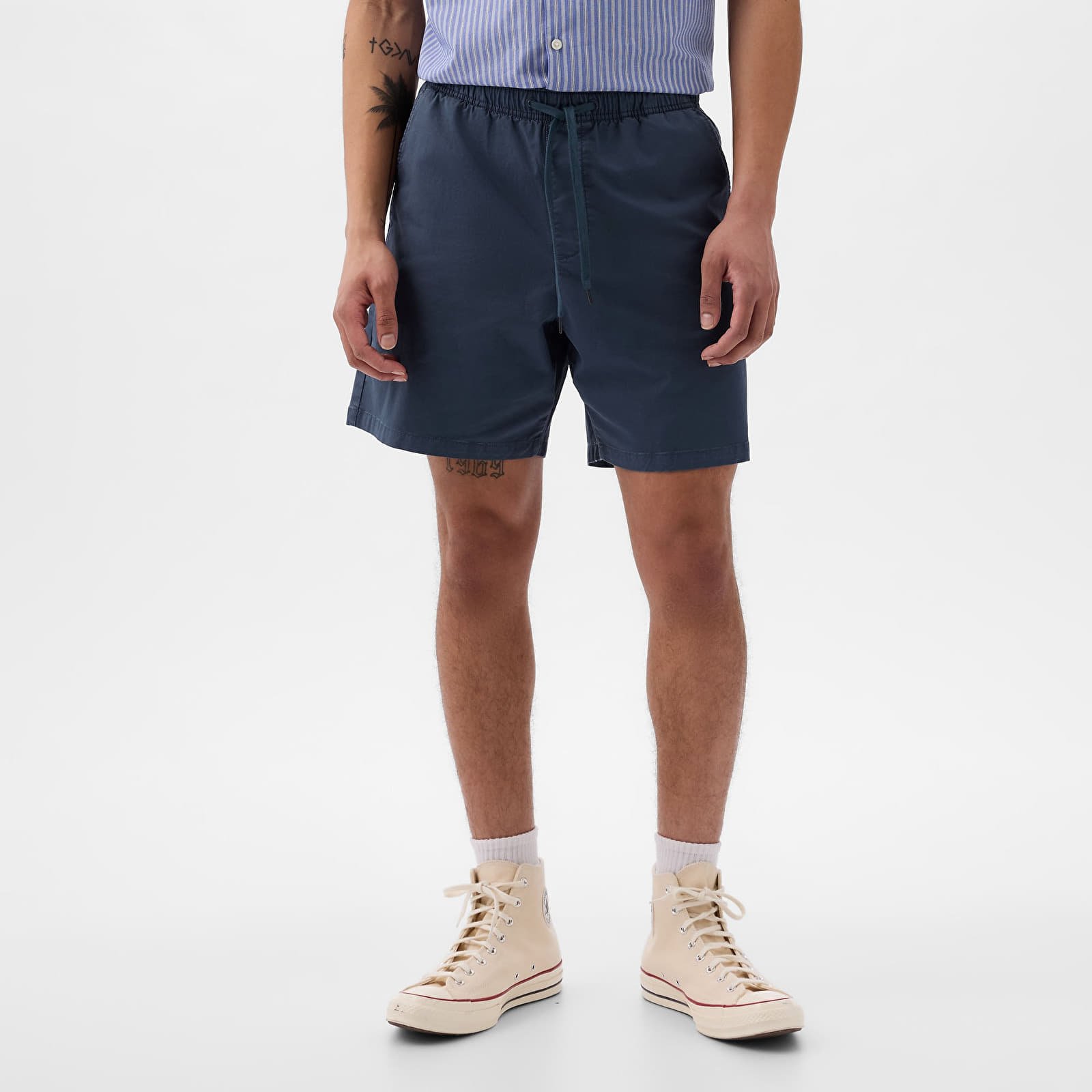 Šorti GAP 7 Inch Easy Shorts Storm Cloud