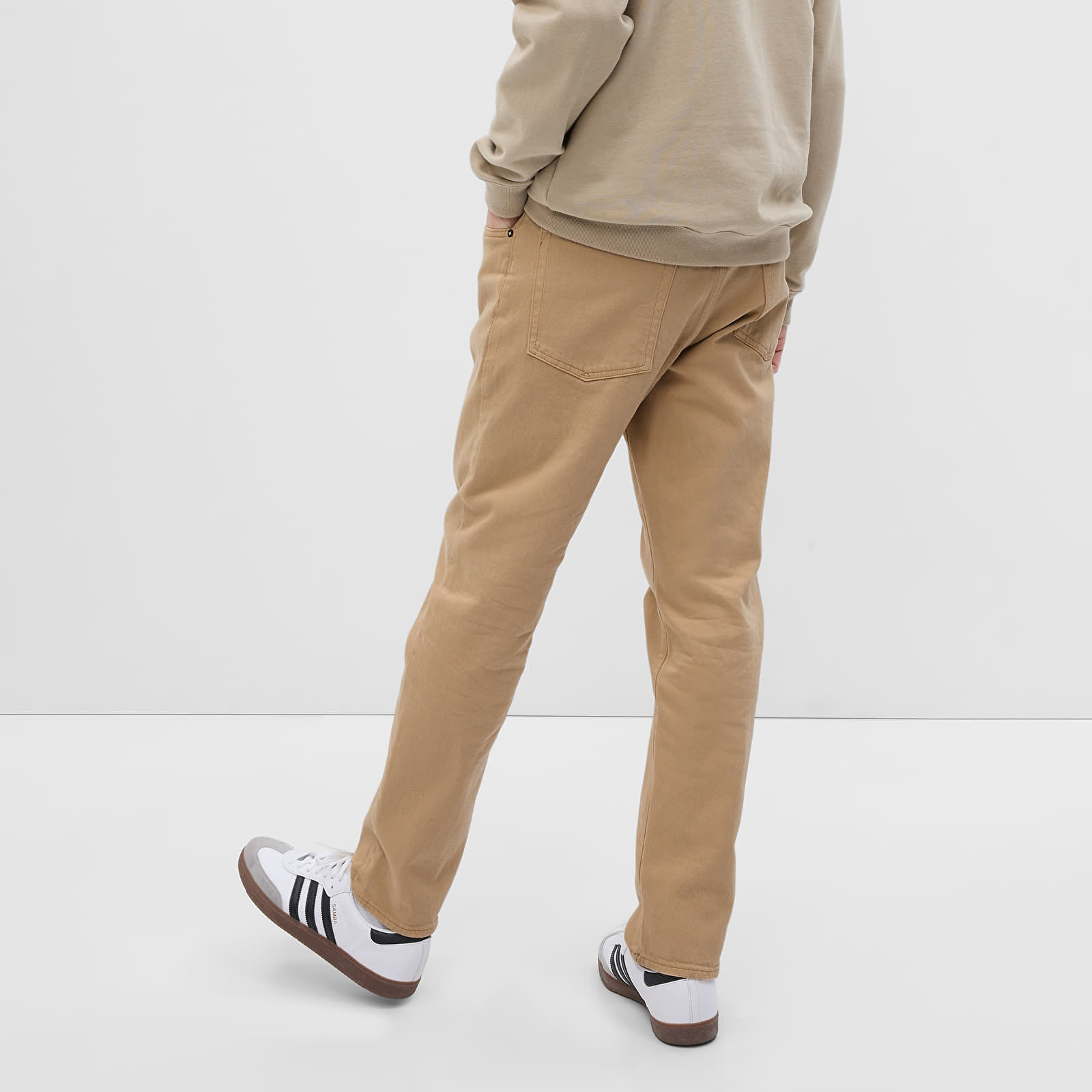 Broek GAP Denim Pants Slim Cashew Crunch