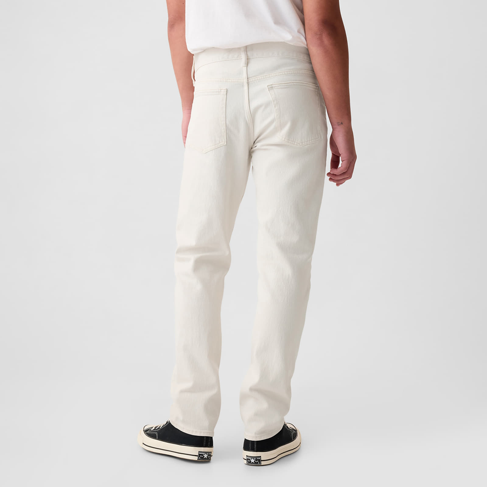 Kalhoty GAP Denim Pants Straight Carls Stone