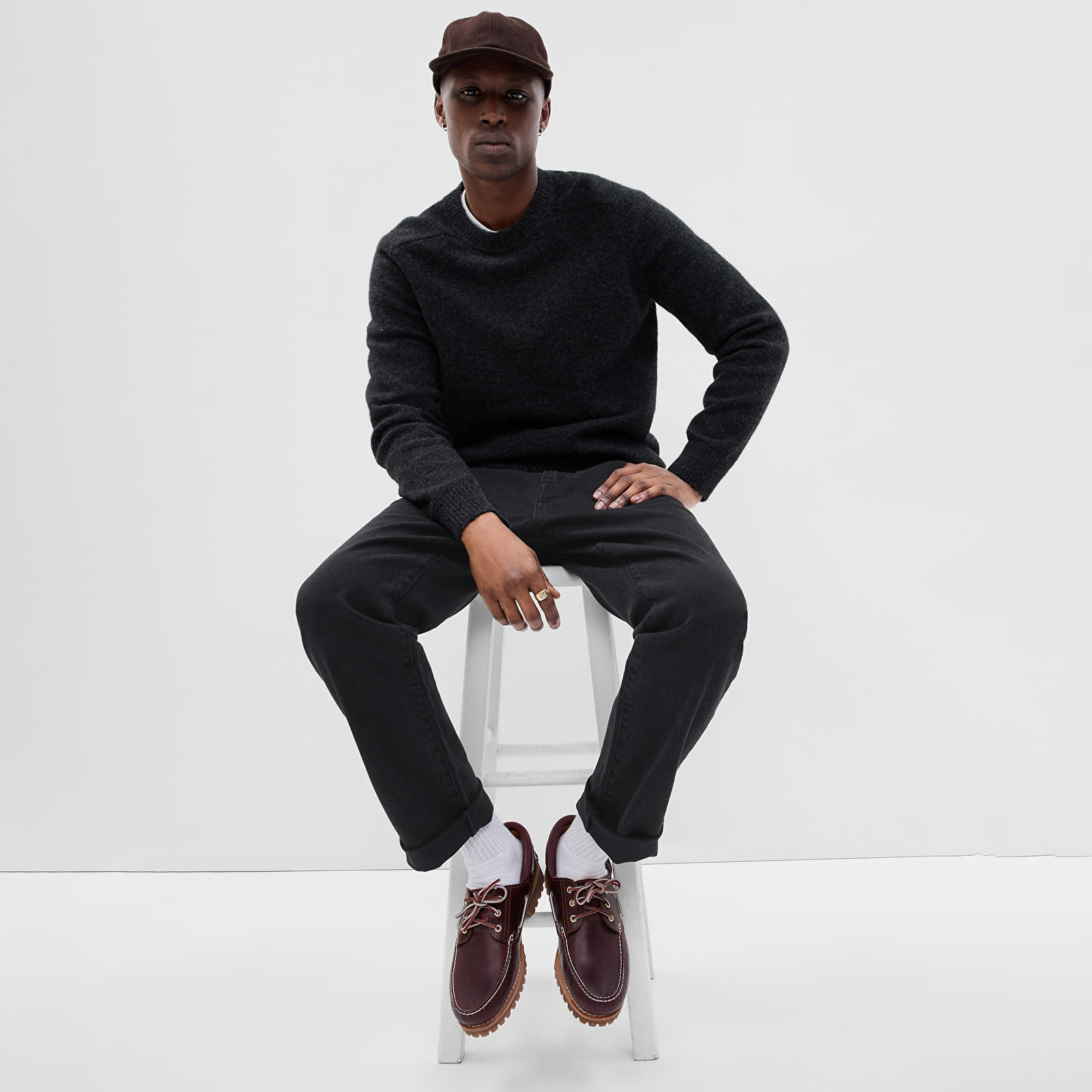 Broek GAP Denim Pants Slim Black Wash