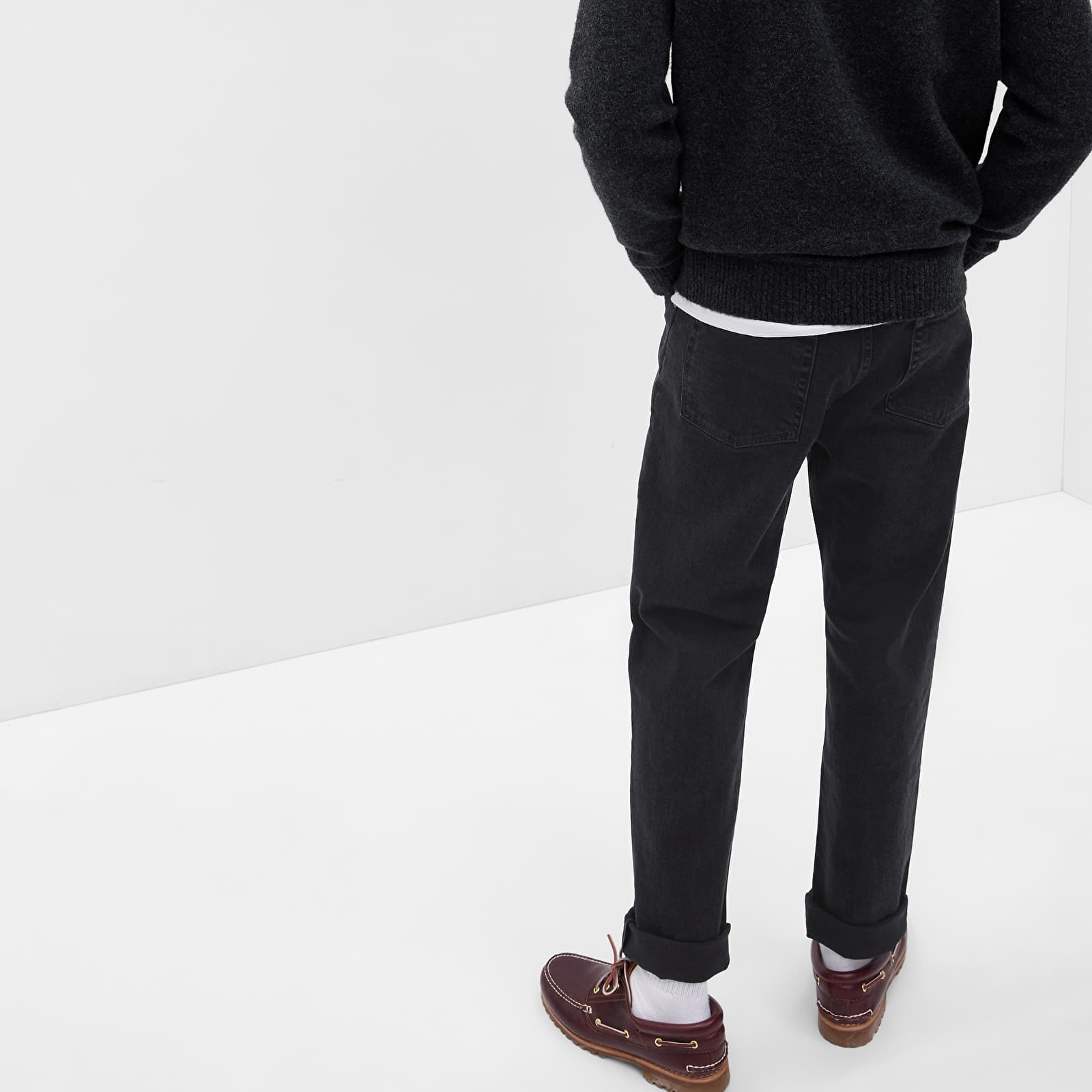 Broek GAP Denim Pants Slim Black Wash