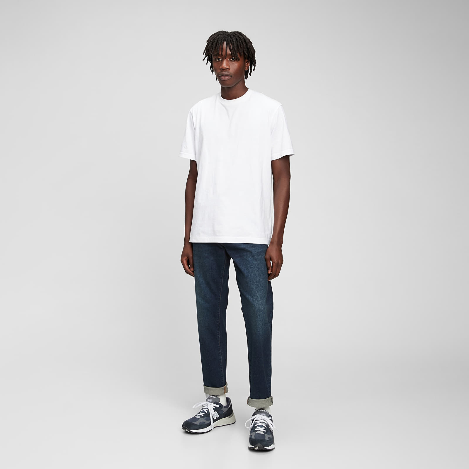 Jeans en broeken GAP Denim Pants Slim Straight Worn Dark