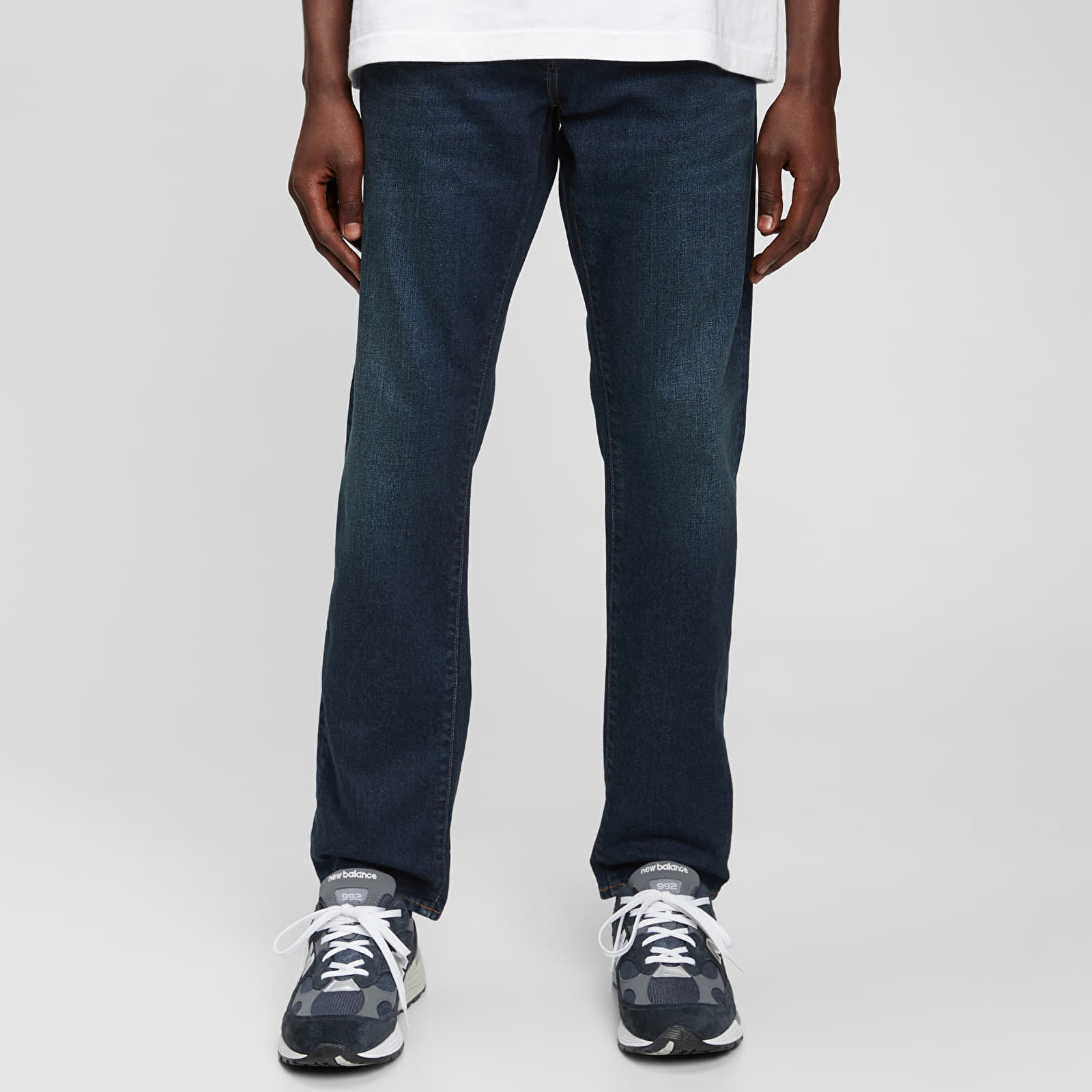 Jeans en broeken GAP Denim Pants Slim Straight Worn Dark