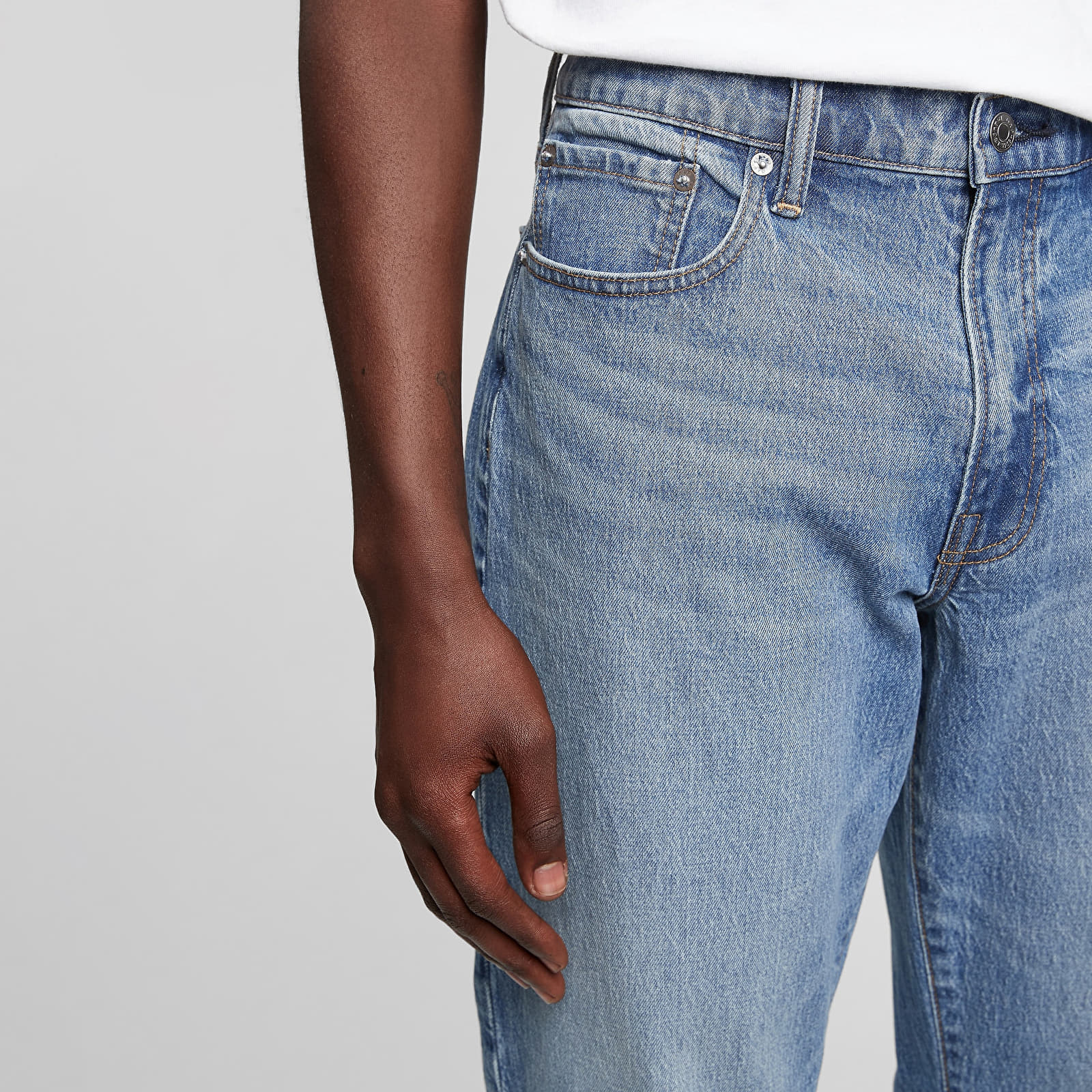 Vaqueros y pantalones GAP Denim Pants Straight Light Wash
