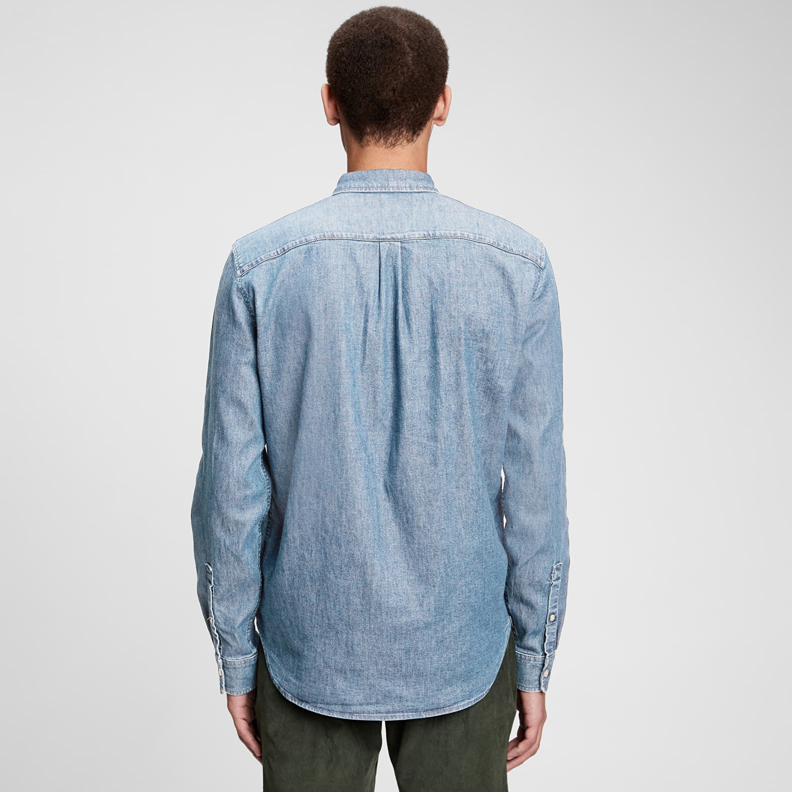Shirts GAP Longsleeve Pocket Denim Shirt Light Indigo 6