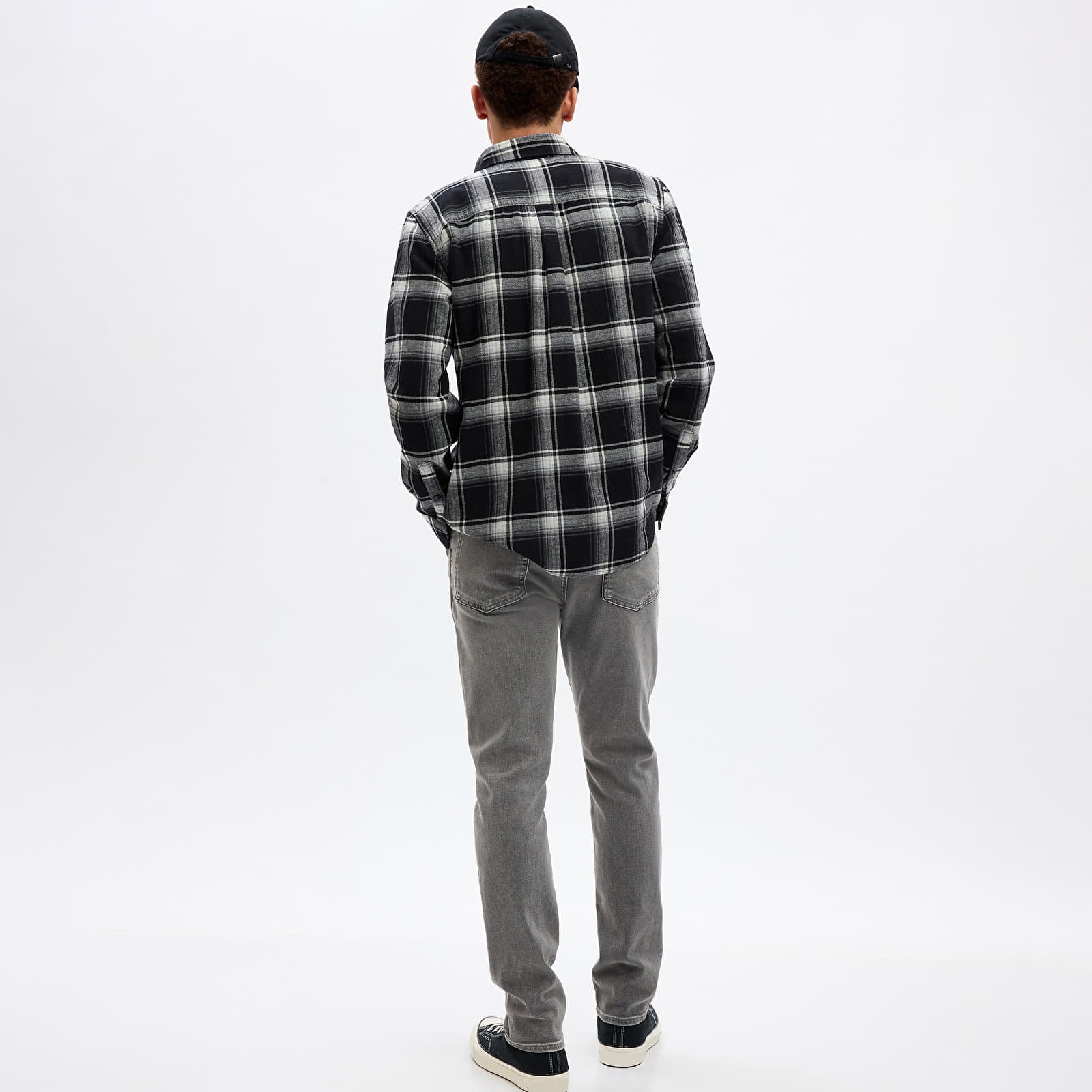 Püksid GAP Denim Pants Slim Grey Wash