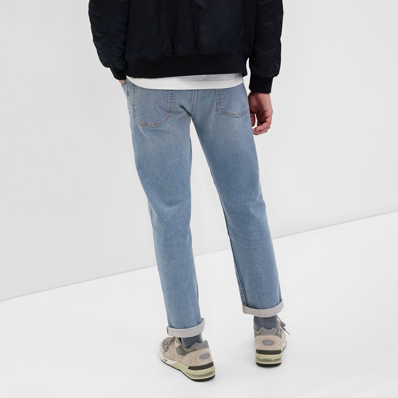 Vaqueros y pantalones GAP Denim Pants Straight Light Wash