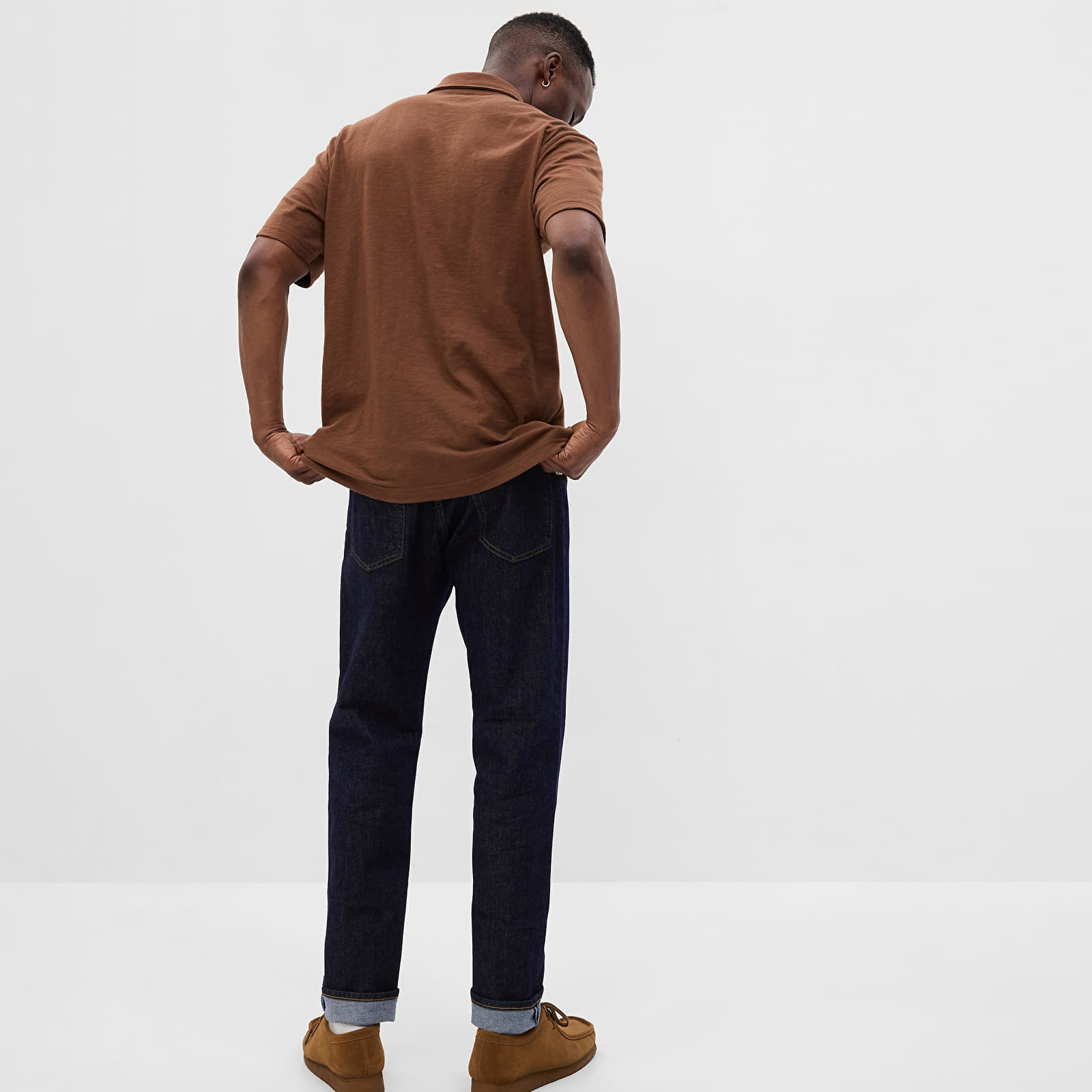 Broek GAP Denim Pants Straight Resin Rinse