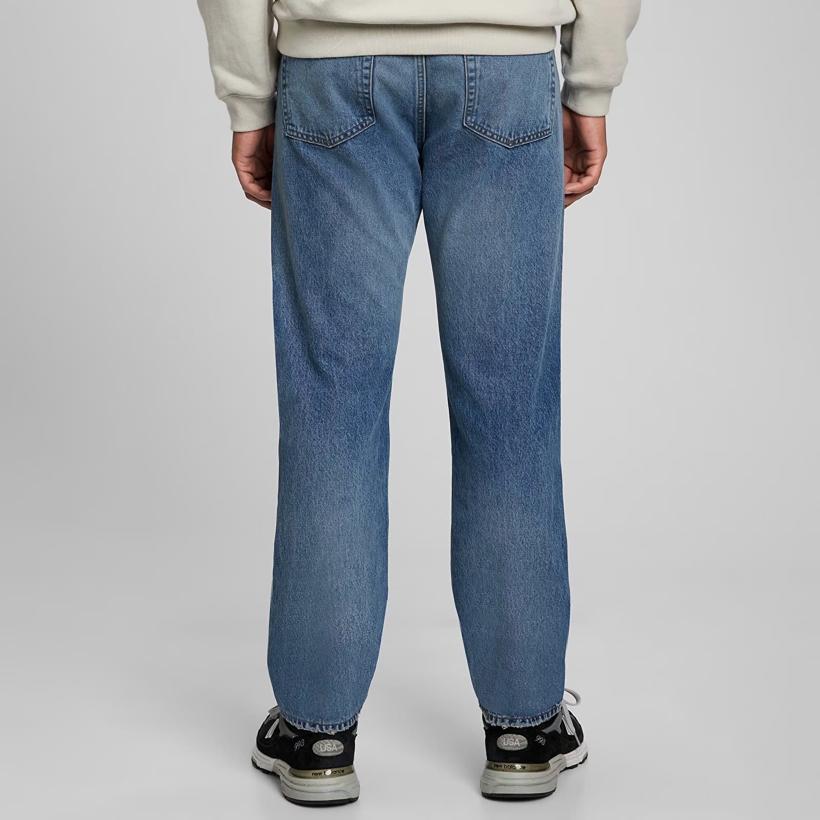 Vaqueros y pantalones GAP Denim Pants Straight Medium Wash