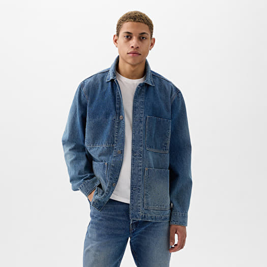 Jacke GAP Denim Chore Jacket Medium Wash