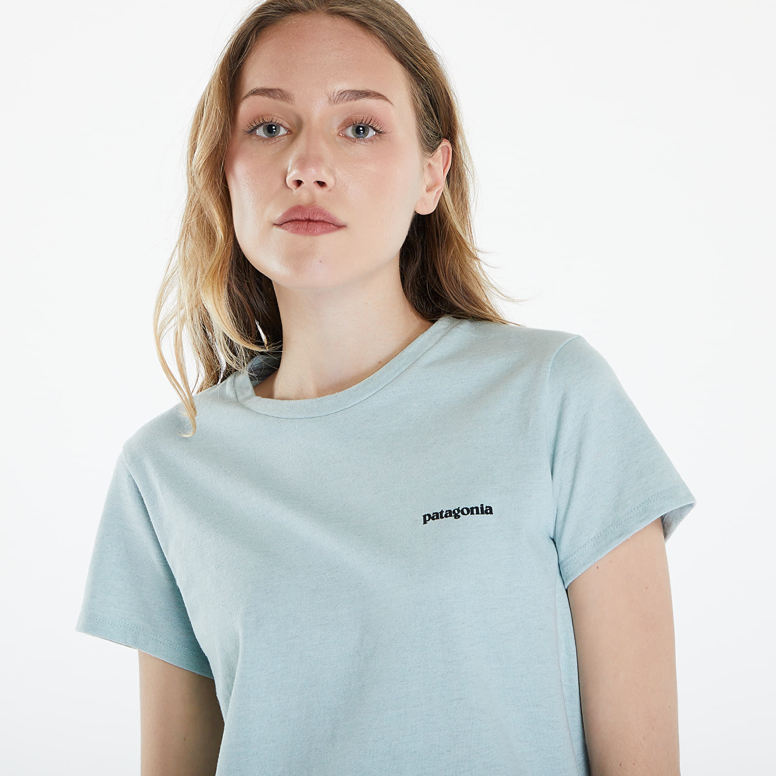 T-Shirts Patagonia W's P-6 Logo Responsibili-Tee Wispy Green