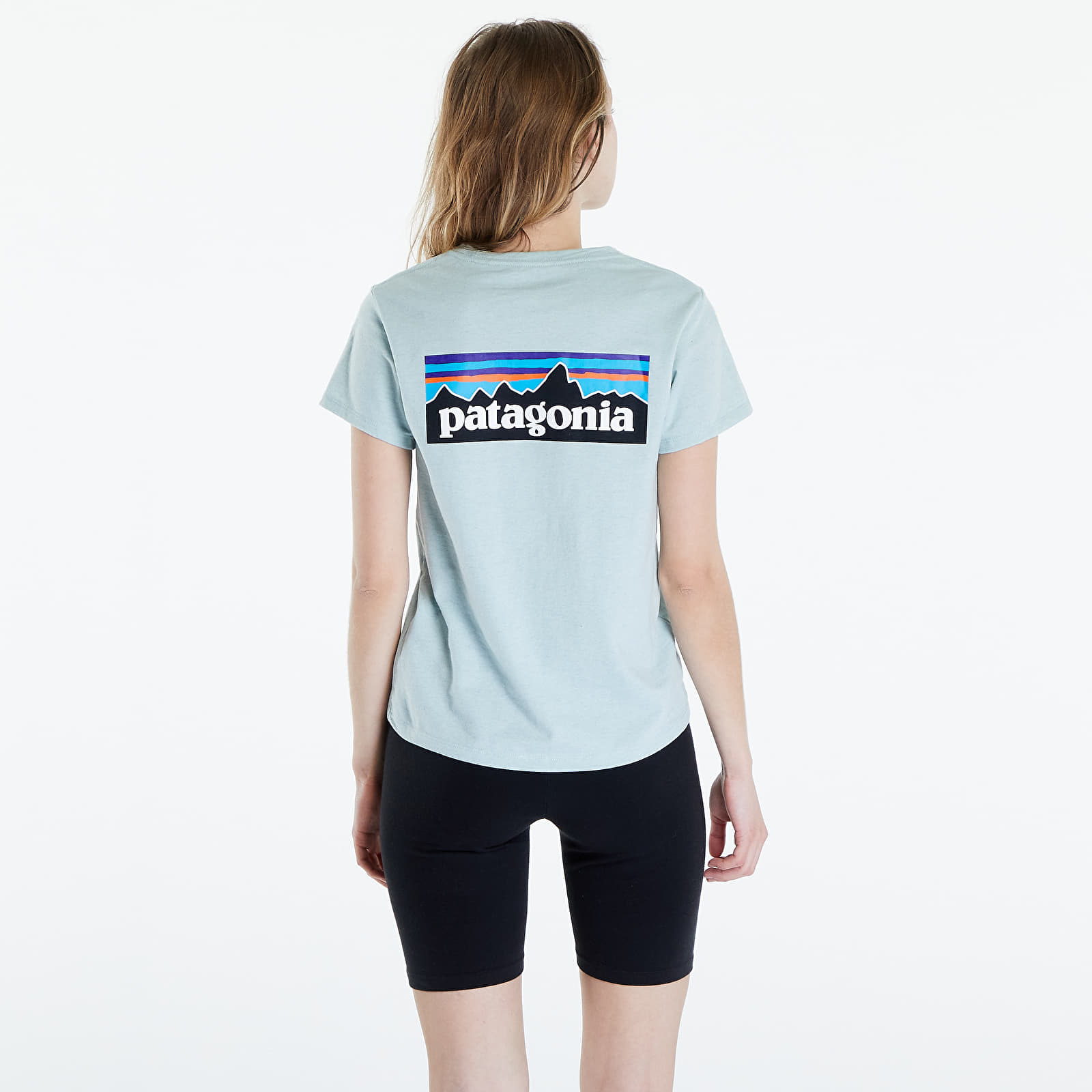 T-Shirts Patagonia W's P-6 Logo Responsibili-Tee Wispy Green