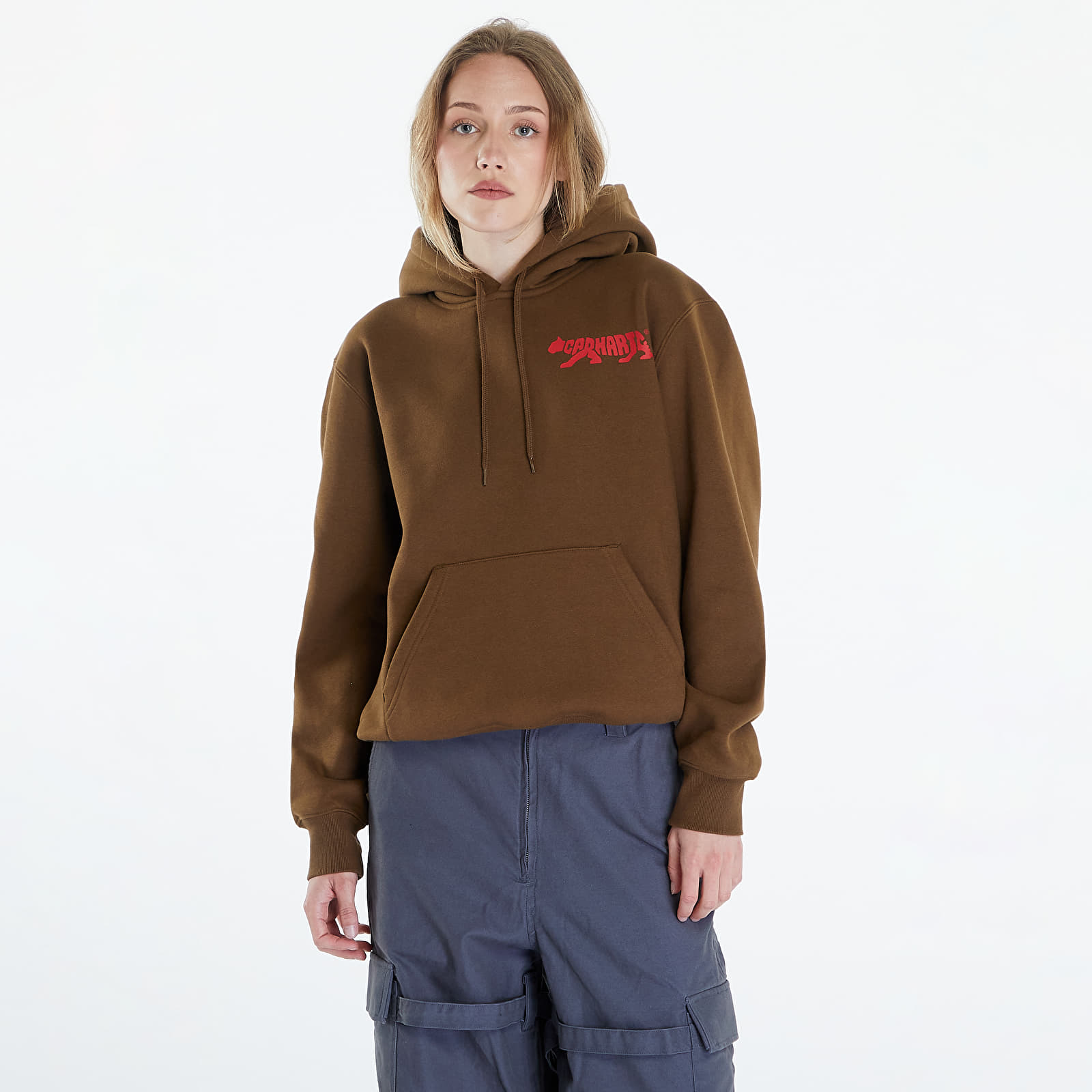 Мужские худи Carhartt WIP Rocky Script Hoodie UNISEX Lumber