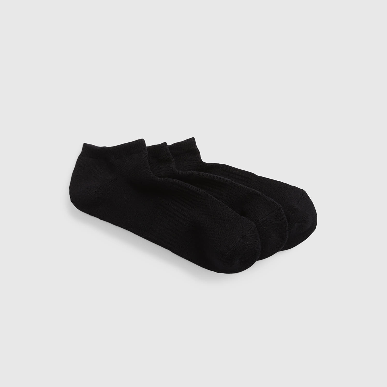 Sokken GAP Ankle Socks 3-Pack True Black