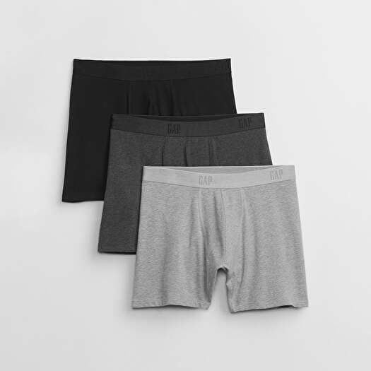 GAP Boxer Briefs 3-Pack True Black Multi