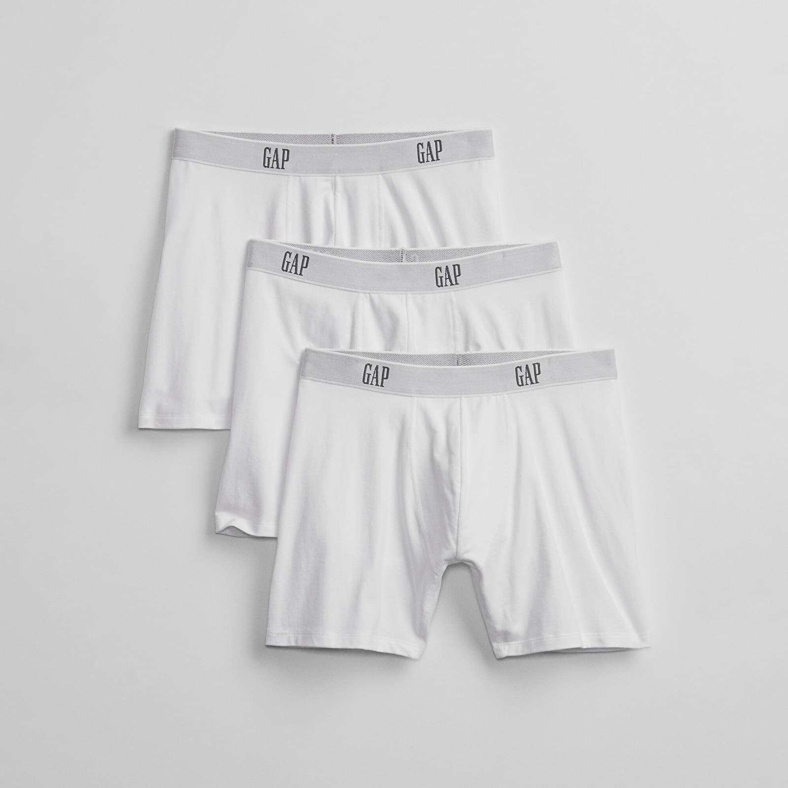 Boxeralsó GAP Boxer Brief 3-Pack Optic White