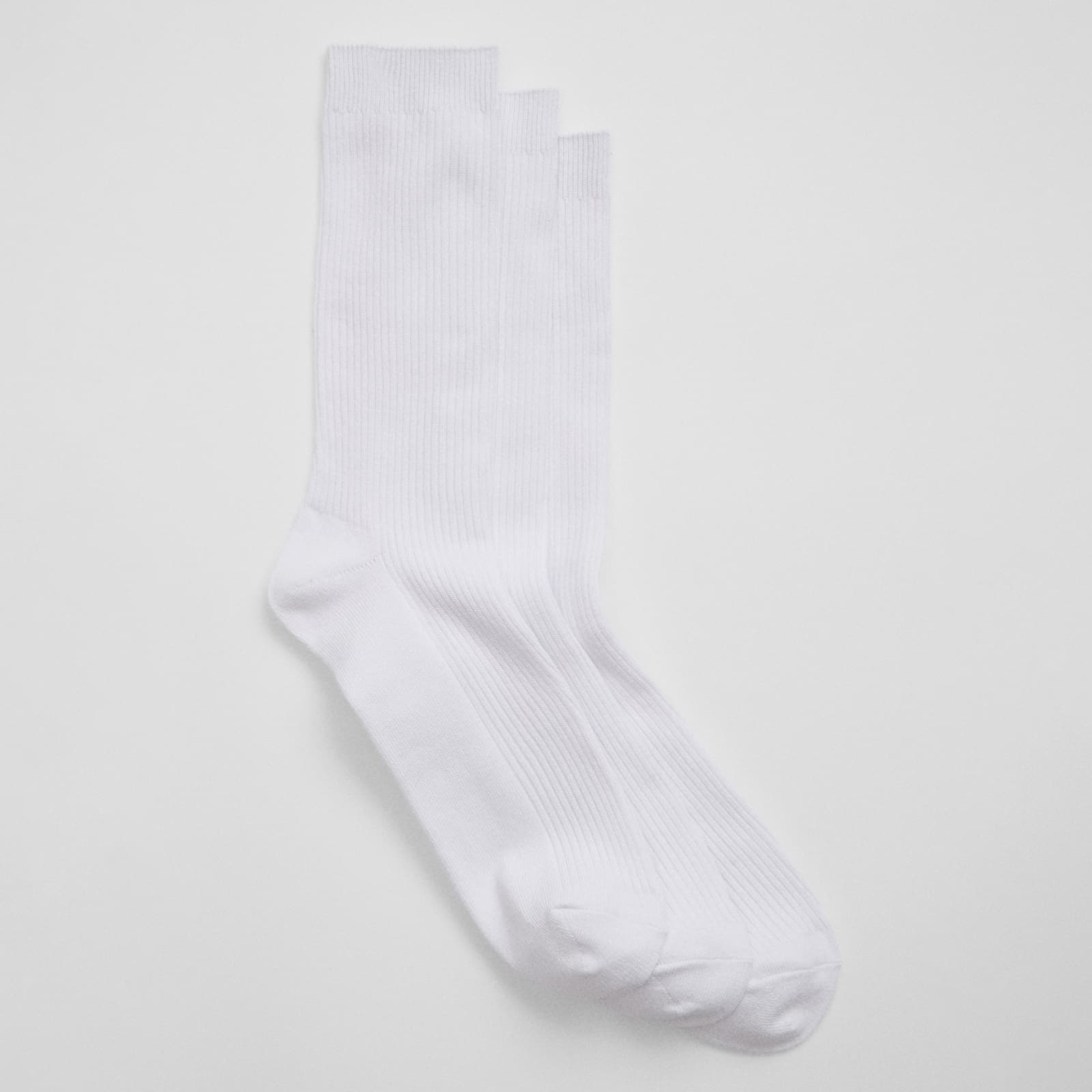 Socks GAP Basic Crew Socks 3-Pack Optic White V6