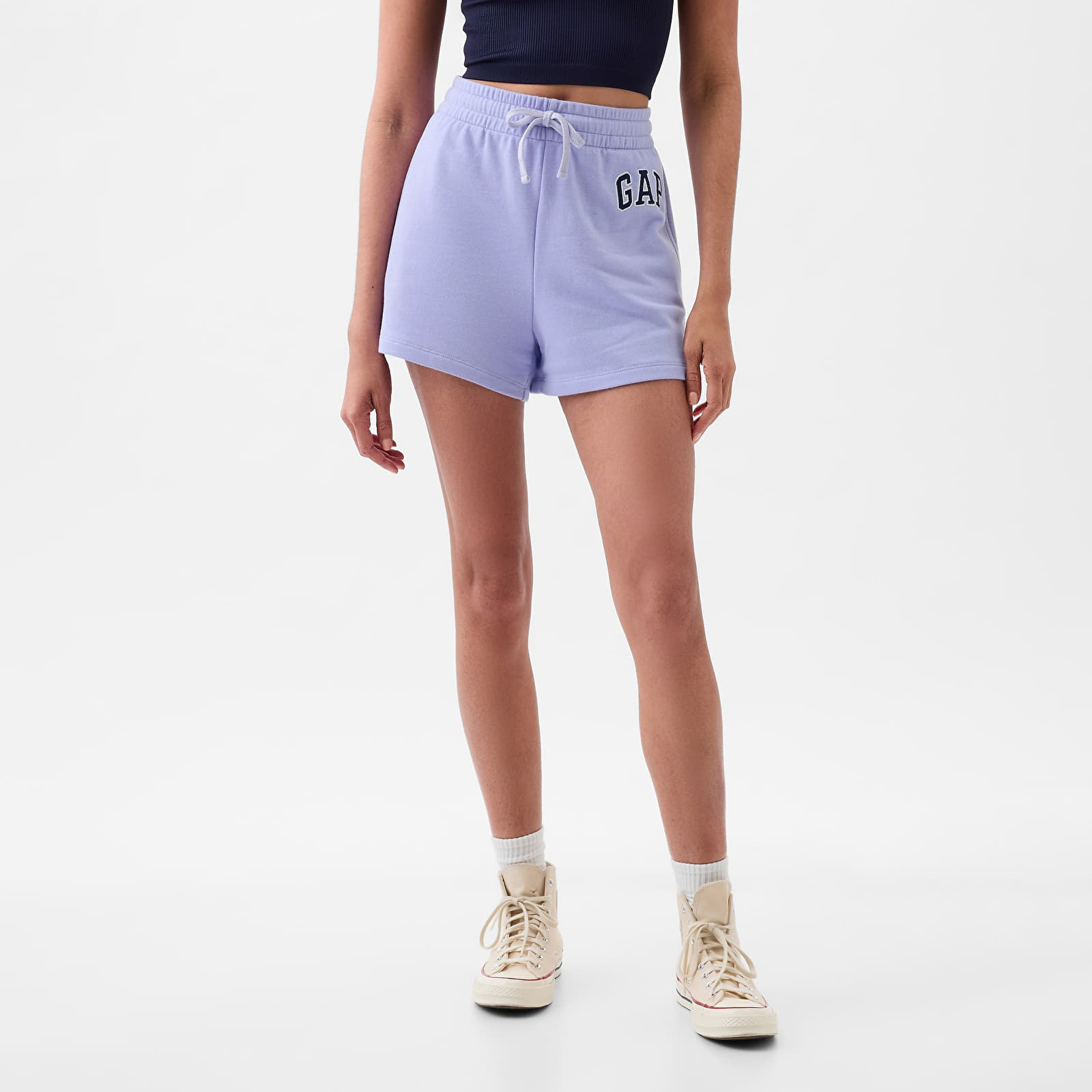 Šortky GAP Logo Shorts Fresh Lavender