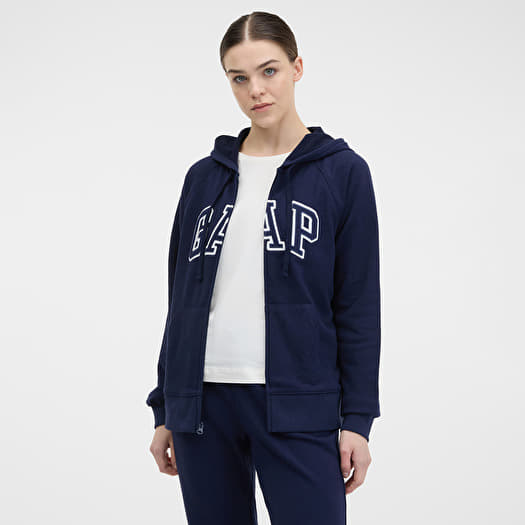 Hoodies and sweatshirts GAP Fullzip Logo Hoodie Navy Uniform Queens