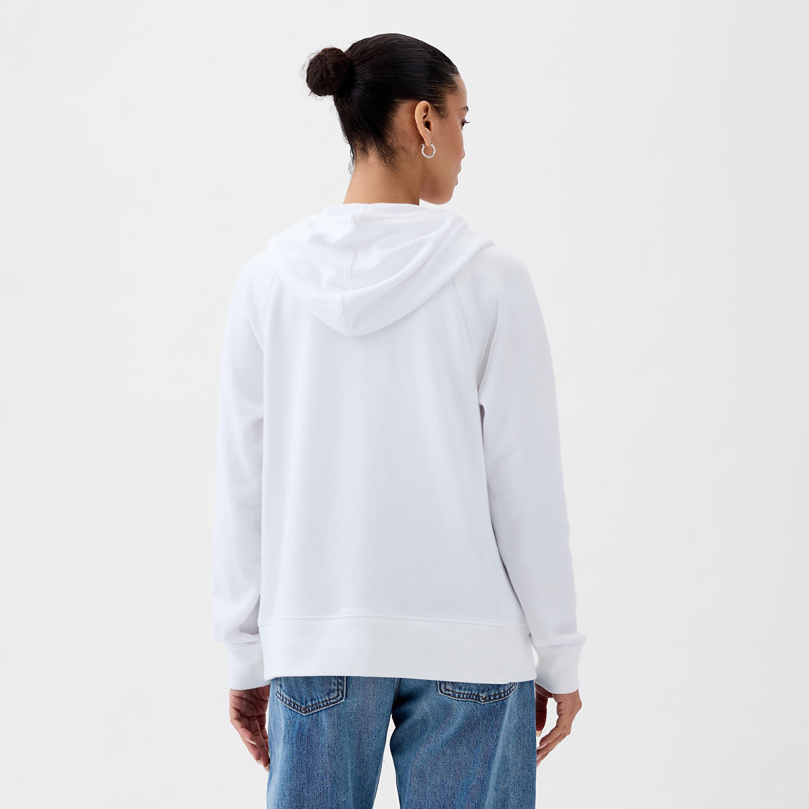 Sweaters GAP Fullzip Logo Hoodie Optic White V6