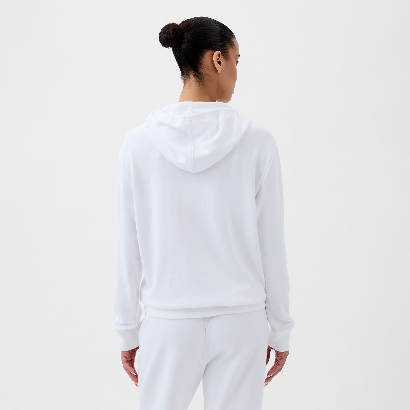 Sweatshirts GAP Pullover Logo Hoodie Optic White V6